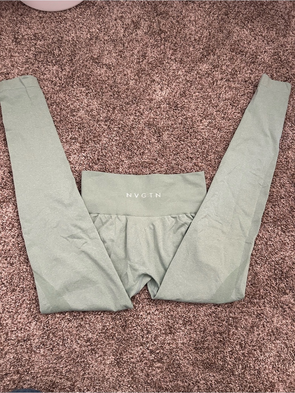 NVGTN Mint Green Sculpting High-Waist Leggings